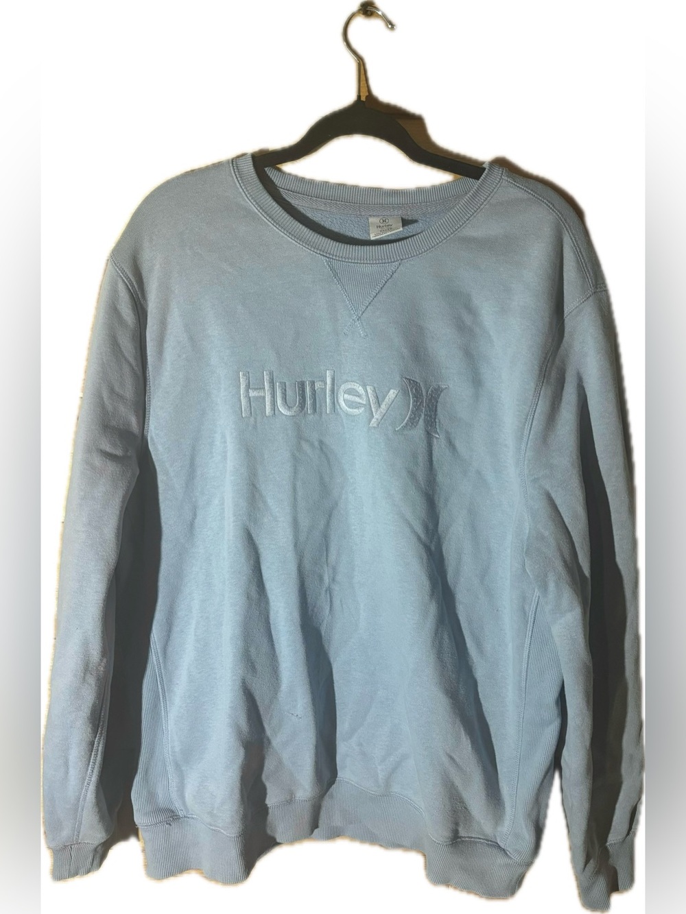 Hurley Light Blue Crewneck Sweatshirt